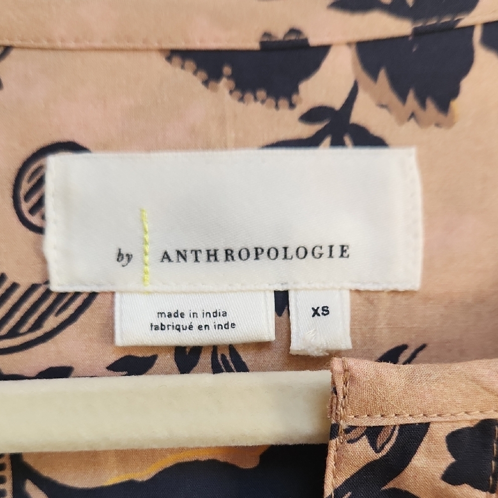 Anthropologie Black Floral Maxi Dress - Picture 2 of 5